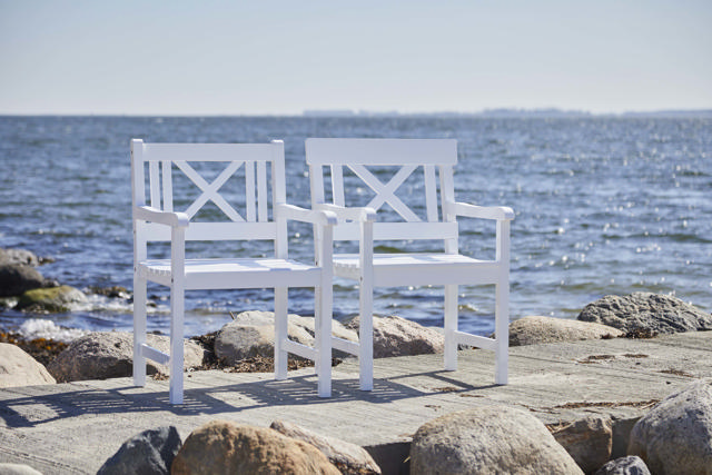 Rosenborg stol - vit