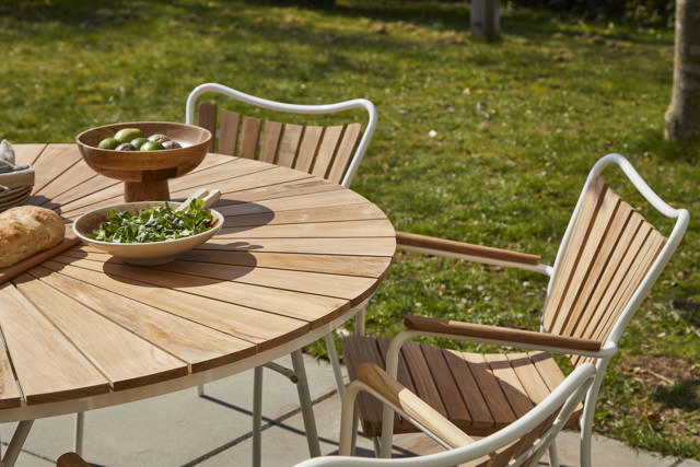 Ellen trädgårdsstol - vit