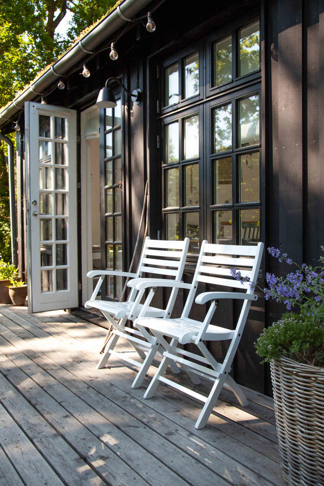 York fällstol - vit