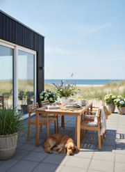 Rosenholm trädgårdsstol - teak