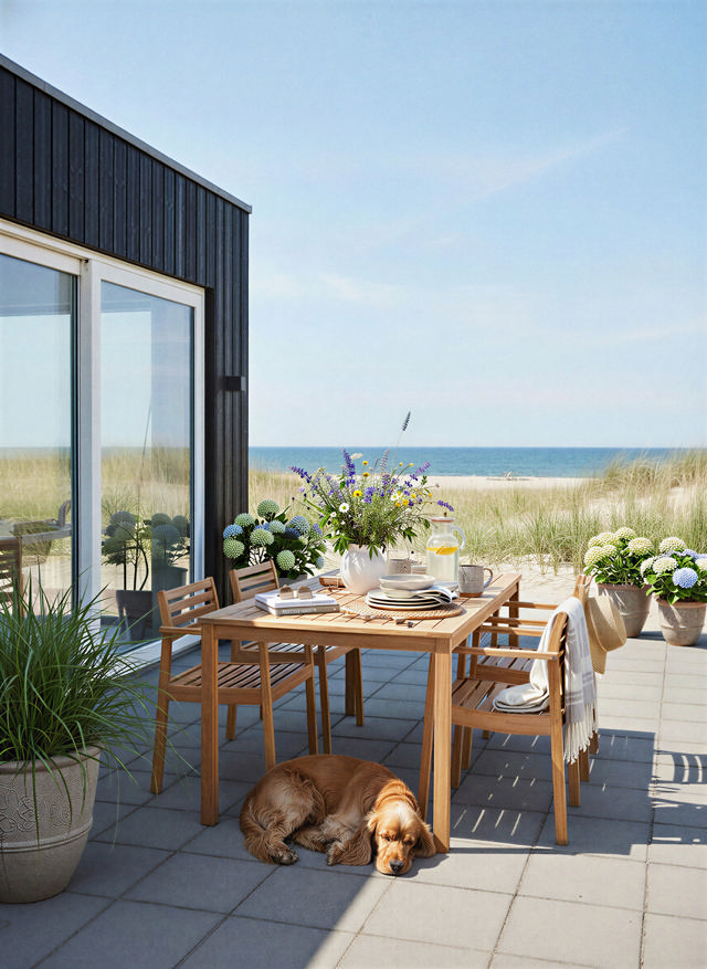 Rosenholm trädgårdsstol - teak