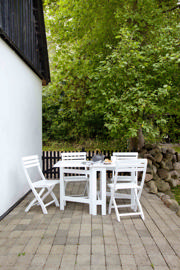 Clarish fällstol - vit