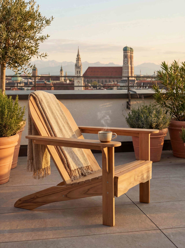 Adirondack stol - teak