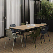 Parc stol - olivgrön