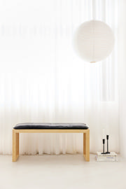 Rib tresitsbänk - bambu