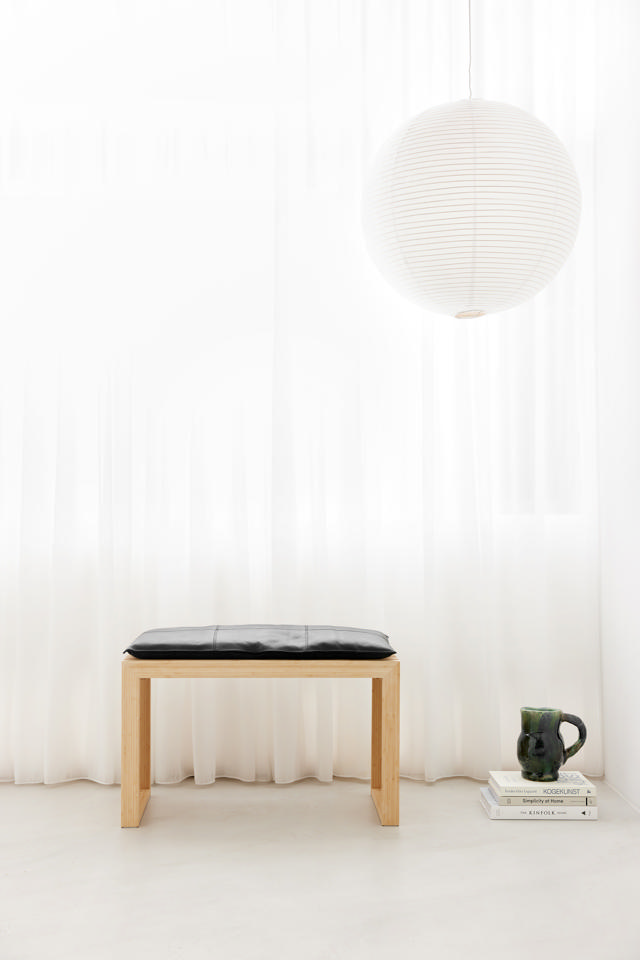 Rib tvåsitsbänk - bambu