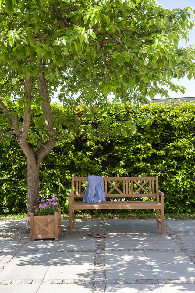 Rosenborg tre-personers bänk - teak