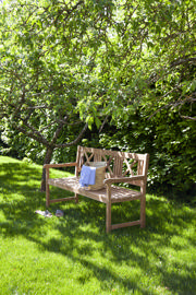 Rosenborg tre-personers bänk - teak