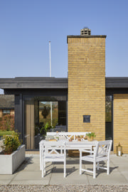 Sofiero tresitsbänk - vit