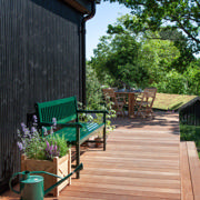 Brighton bänk tresitsig - grön