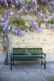 Brighton bänk tresitsig - grön