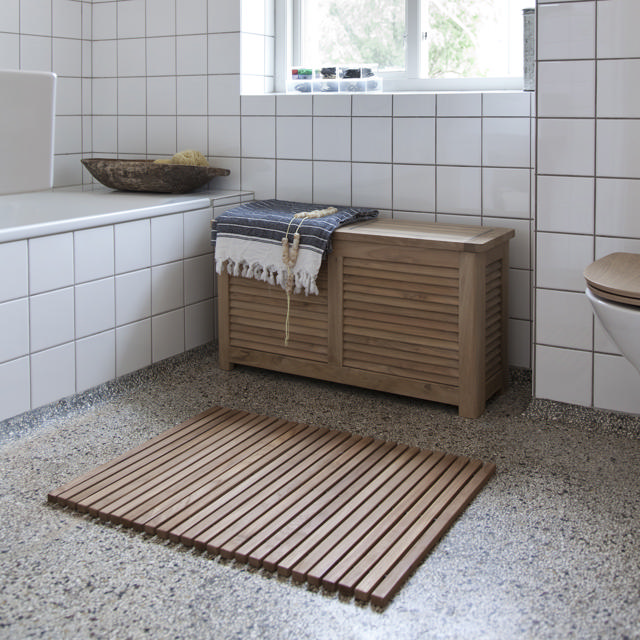 Everyday förvaringsbänk - teak