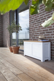 Everyday förvaringsbänk - vit