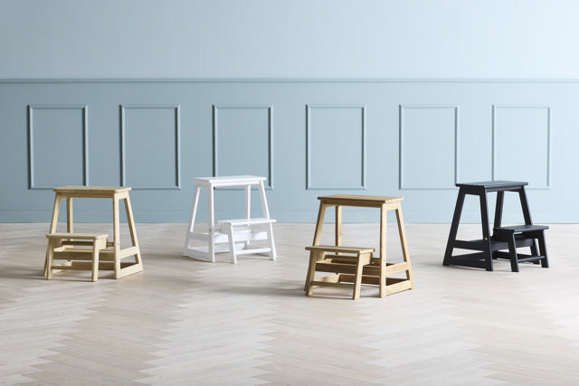 Skala trappstege - vit