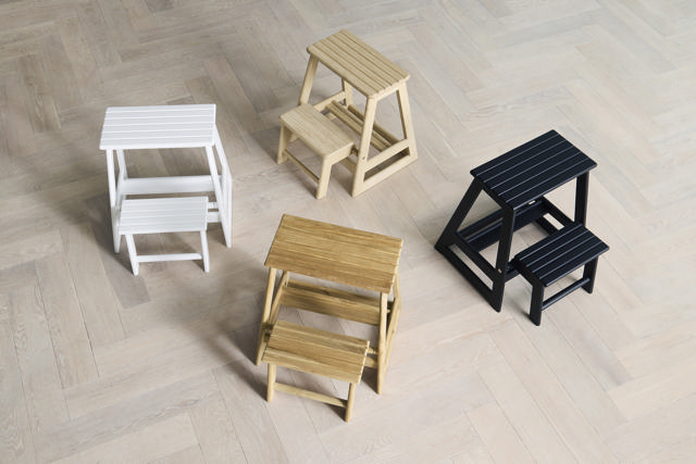 Skala trappstege - vit