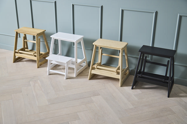 Skala trappstege - vit