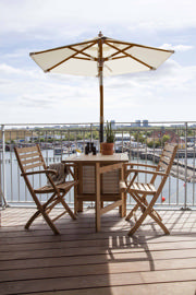 Shade balkongparasoll - off-white