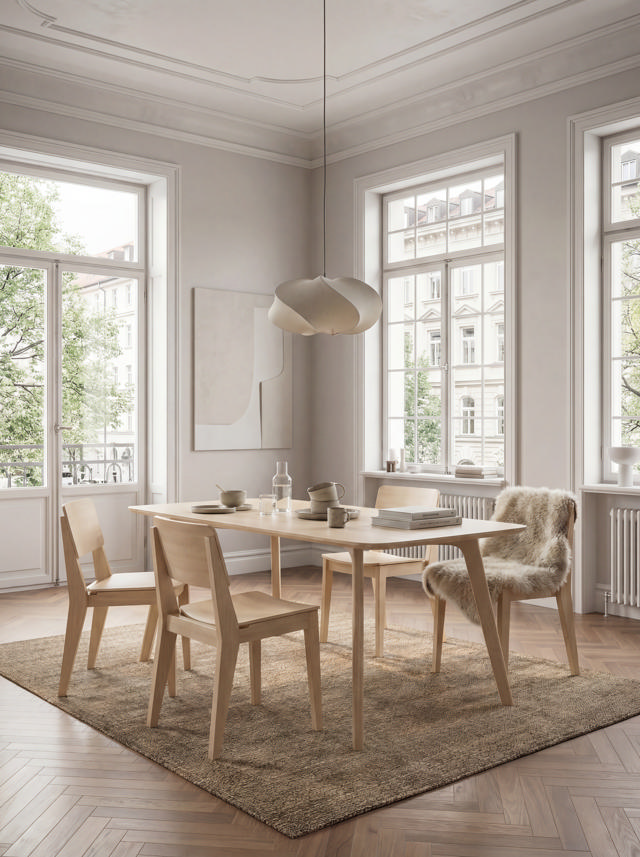 Elvo matbord - bambu