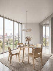 Elvo bord - bambu Ø120